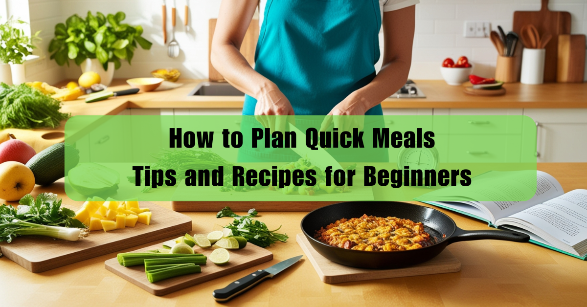 How to plan quick meals